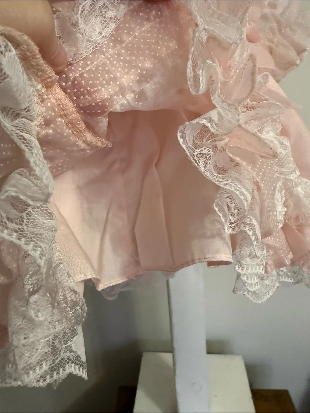 Vintage Martha’s Miniatures Lace Dress - Size 6-9 Months